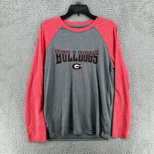 Champion Georgia Bulldogs Long Sleeve Shirt Men's Sz‎ Medium